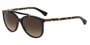 Emporio Armani EA4039 Sunglasses Sunglasses - 526413 Top Black on Havana / Brown Gradient