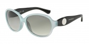 Emporio Armani EA4040 Sunglasses Sunglasses - 532811 Opal Light Blue / Grey Gradient