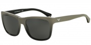 Emporio Armani EA4041 Sunglasses Sunglasses - 534687 White Gradient Black on Black / Grey