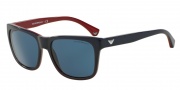 Emporio Armani EA4041 Sunglasses Sunglasses - 534780 Blue Gradient Red on Red / Dark Blue