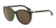 Emporio Armani EA4043 Sunglasses Sunglasses - 535173 Brown / Green / Brown