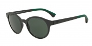 Emporio Armani EA4045 Sunglasses Sunglasses - 534171 Matte Grey / Grey Green