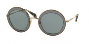 Miu Miu 50QS Sunglasses Sunglasses - ROY3C2 Transparent Grey / Grey