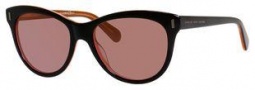 Marc by Marc Jacobs MMJ 434/S Sunglasses Sunglasses - 07ZU Black Orange (V0 mirror pink lens)
