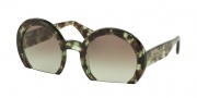 Miu Miu 07QS Sunglasses Sunglasses - UAG4K1 Green Havana / Green Gradient