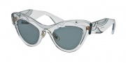 Miu Miu 07PS Sunglasses Sunglasses - TlS3C2 Transparent / Dark Grey