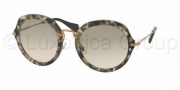 Miu Miu 05QS Sunglasses Sunglasses - DHE3H2 Havana Marble White / Beige Gradient