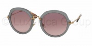 Miu Miu 05QS Sunglasses Sunglasses - TWH3G2 Sand Opal Grey / Light Pink Gradient