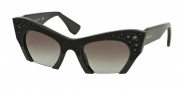 Miu Miu 02QS Sunglasses Sunglasses - 1AB0A7 Black / Grey Gradient