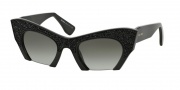 Miu Miu 01QS Sunglasses Sunglasses - 1AB0A7 Black / Grey Gradient