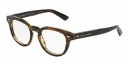Dolce & Gabbana DG3225 Eyeglasses Eyeglasses - 2925 Striped Brown