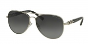 Michael Kors MK1003 Sunglasses Fiji Sunglasses - 1001T3 Silver / Grey Gradient Polarized