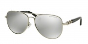 Michael Kors MK1003 Sunglasses Fiji Sunglasses - 10016G Silver / Silver Mirror