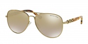 Michael Kors MK1003 Sunglasses Fiji Sunglasses - 10046E Gold / Gold Mirror