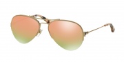 Tory Burch TY6038 Sunglasses Sunglasses - 106R5 Shiny Gold / Rose Gold Flash