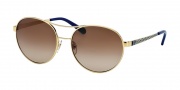 Tory Burch TY6037 Sunglasses Sunglasses - 304813 Gold / Brown Gradient