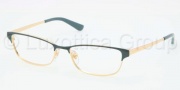 Tory Burch TY1036 Eyeglasses Eyeglasses - 488 Teal Gold
