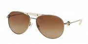 Michael Kors MK5001 Sunglasses Zanzibar Sunglasses - 100113 Silver / Brown Gradient