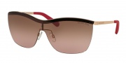 Michael Kors MK5005 Sunglasses Paphos Sunglasses - 100314 Rose Gold / Brown Rose Gradient