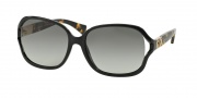 Coach HC8121 Sunglasses Carroll Sunglasses - 526311 Black / Tokyo Tortoise / Grey Gradient