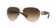 Versace VE2159B Sunglasses Sunglasses - 125213 Pale Gold / Brown Gradient
