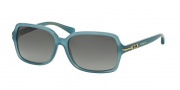 Coach HC8116 Sunglasses Blair Sunglasses - 525211 Light Blue / Grey Gradient