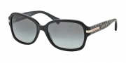 Coach HC8105F Sunglasses Amber Sunglasses - 522611 Black / Grey Gradient