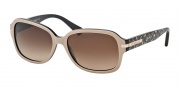 Coach HC8105 Sunglasses Amber Sunglasses - 522913 Beige Black / Brown Gradient