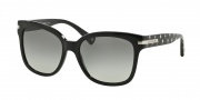 Coach HC8103 Sunglasses Alfie Sunglasses - 527811 Black / Black Floral / Grey Gradient