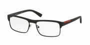 Prada Sport PS 06FV Eyeglasses Eyeglasses - DG01O1 Black Rubber