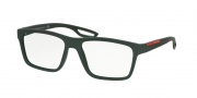 Prada Sport PS 07FV Eyeglasses Eyeglasses - UAQ1O1 Green Rubber