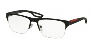 Prada Sport PS 55FV Eyeglasses Eyeglasses - DG01O1 Black Rubber
