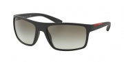 Prada Sport PS 02QS Sunglasses Sunglasses - TFZ0A7 Grey Rubber / Grey Gradient