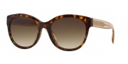 Burberry BE4187 Sunglasses Sunglasses - 350613 Dark Havana / Brown Gradient