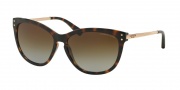 Coach HC8084 Sunglasses Celia Sunglasses - 5170T5 Dark Tortoise / Brown Gradient Polarized