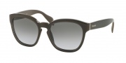 Prada PR 17RS Sunglasses Sunglasses - UAM4K0 Opal Brown on Brown / Pink Gradient Grey