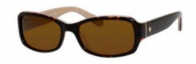 Kate Spade Adley/P/S Sunglasses Sunglasses - 1J5P Tortoise Pink Glitter (VW brown polarized lens)