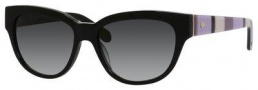 Kate Spade Aisha/S Sunglasses Sunglasses - 0W06 Black (Y7 gray gradient lens)