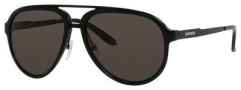 Carrera 96/S Sunglasses Sunglasses - 0GVB Shiny Black Matte Black (NR brown gray lens)
