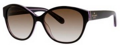 Kate Spade Kiersten/S Sunglasses Sunglasses - 0W36 Purple Tortoise (Y6 brown gradient lens)
