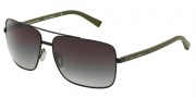 Dolce & Gabbana DG2142 Sunglasses Sunglasses - 11068G Matte Black / Grey Gradient