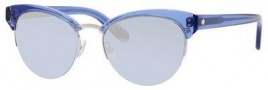 Kate Spade Ziba/S Sunglasses Sunglasses - 01Y8 Blue Crystal (ZZ blue/white mirror lens)