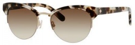 Kate Spade Ziba/S Sunglasses Sunglasses - 0JDW Speckled Tortoise (Y6 brown gradient lens)