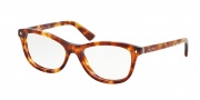 Prada PR 05RV Eyeglasses Journal Eyeglasses - 4BW1O1 Light Havana