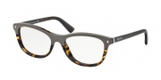 Prada PR 05RV Eyeglasses Journal Eyeglasses - TFL1O1 Grey / Havana