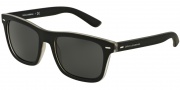 Dolce & Gabbana DG6095 Sunglasses Sunglasses - 289687 Top Crystal/Black Rubber / Grey