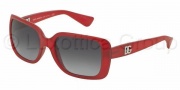 Dolce & Gabbana DG6093 Sunglasses Sunglasses - 28698G Opal Matte Red / Grey Gradient