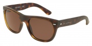 Dolce & Gabbana DG6091 Sunglasses Soft Touch Sunglasses - 289973 Top Crystal/Havana Rubber / Brown