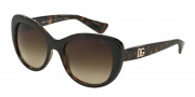 Dolce & Gabbana DG6090 Sunglasses Logo Execution Sunglasses - 502/13 Havana / Brown Gradient