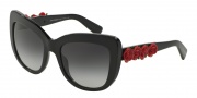 Dolce & Gabbana DG4252 Sunglasses Sunglasses - 501/8G Black / Grey Gradient